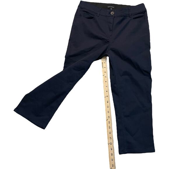 Violets & Roses Pedal Pusher Capri Pants Women’s 4/27 Navy Blue 20” Inseam NWOT - Picture 8 of 10